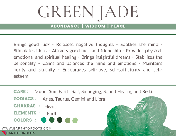 Jade Crystal Bracelet - Dark Green