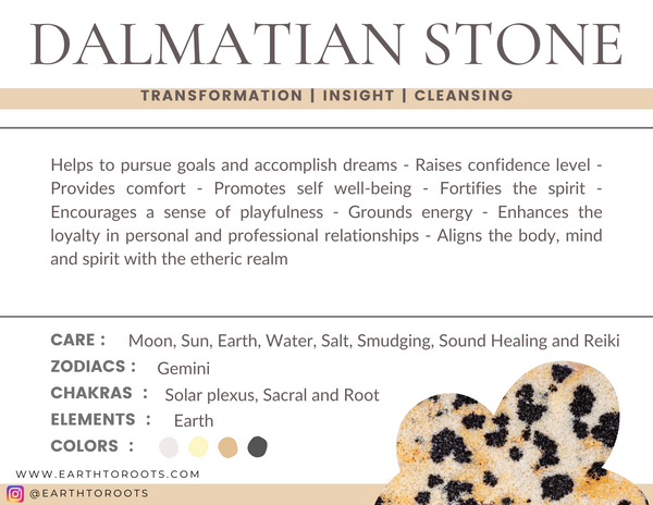 Dalmatian Stone Crystal