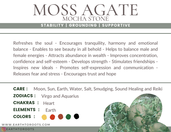 Moss Agate Polished