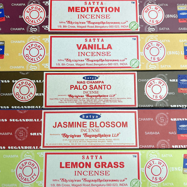 Satya Incense (Nag Champa & more)