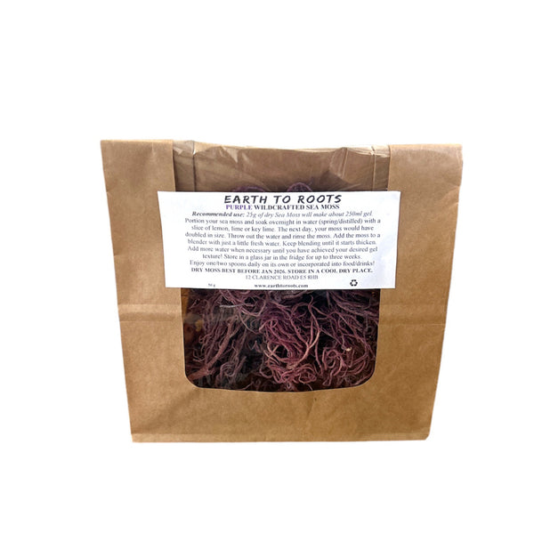 Purple Sea Moss / St. Lucian Raw Wildcrafted Moss