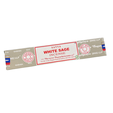 White Sage Satya Incense Sticks