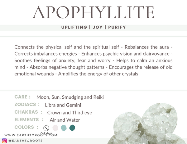 Apophyllite Crystal Pyramid Tips