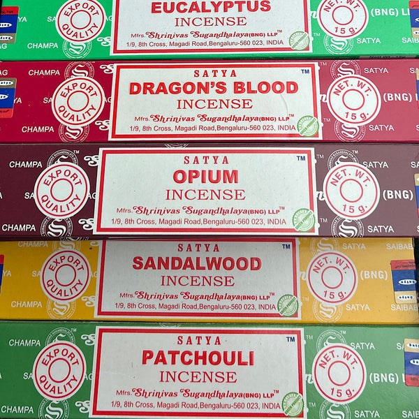 Satya Incense (Nag Champa & more)