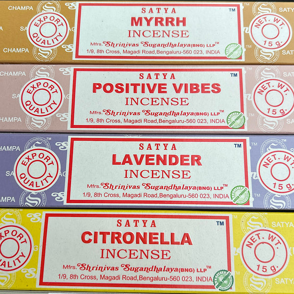 Satya Incense (Nag Champa & more)