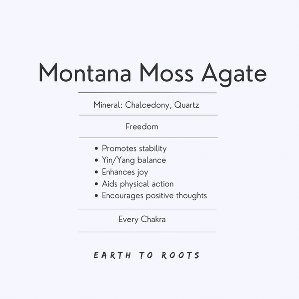 Montana Moss Agate Crystal Bracelet